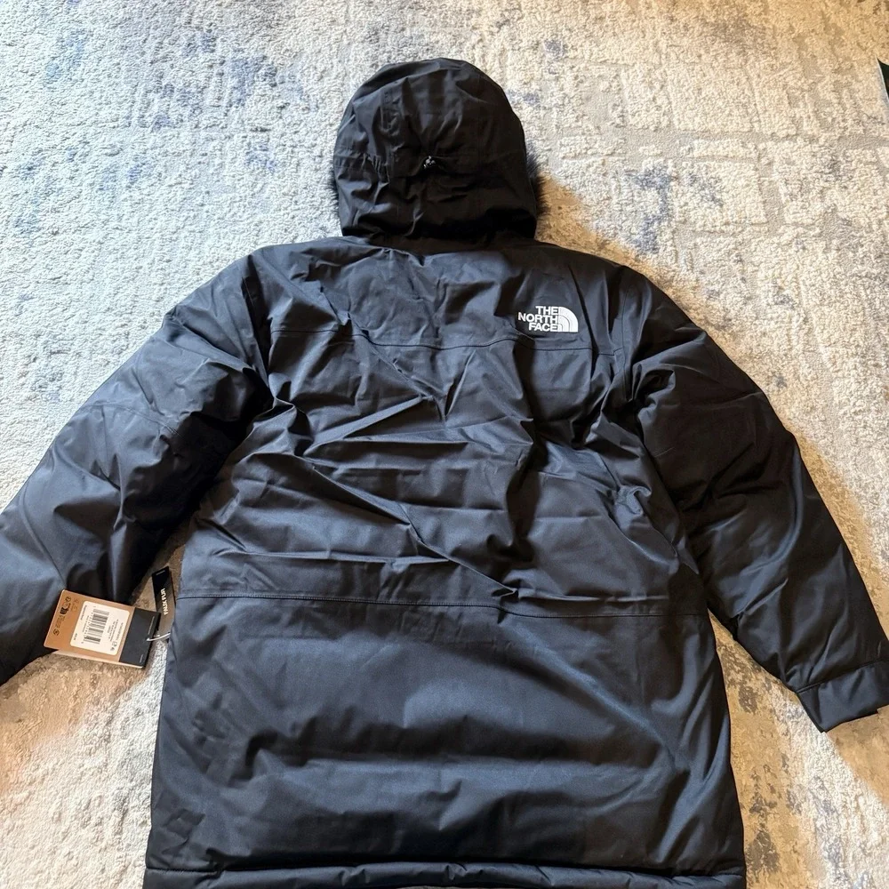 The North Face Mens Bedford Down Parka Coat Black Mens Large NWT MSRP $400 TNF